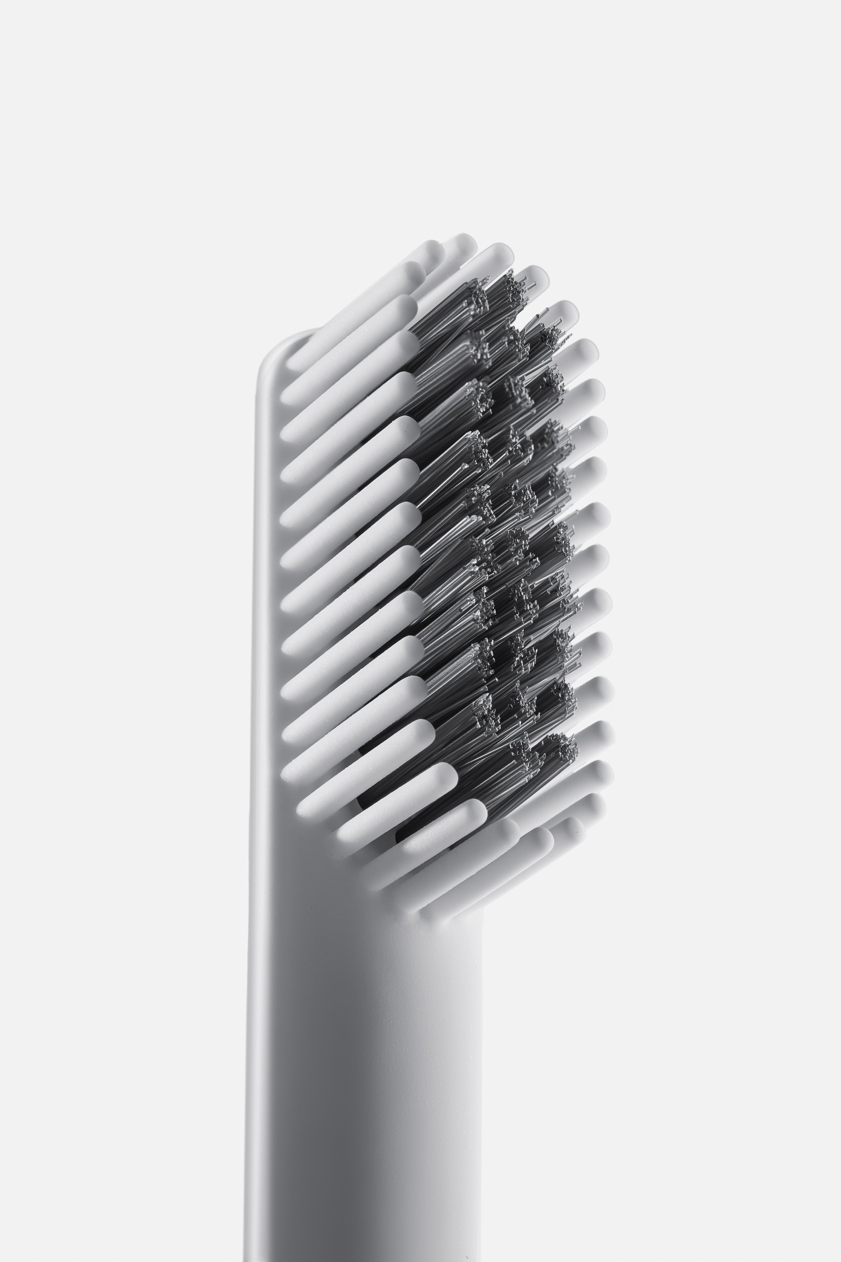 Pomabrush - Nylon-Silicone Brush Heads - White (Pack of 4)